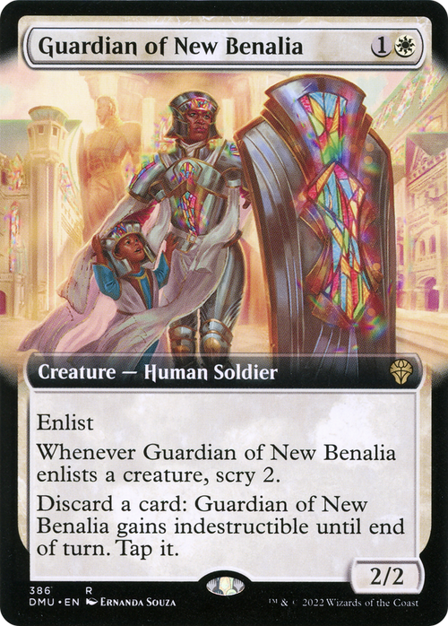 Guardian of New Benalia (Extended Art) (DMU-386) - Dominaria United: (Extended Art) Foil