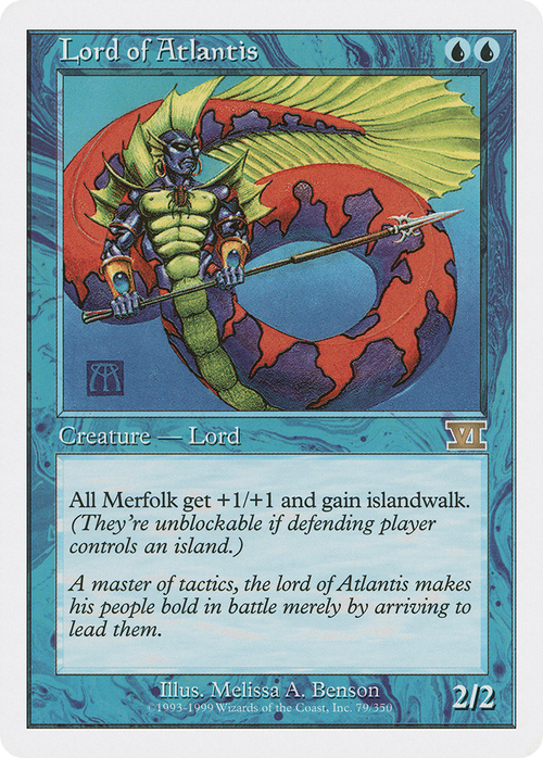 Lord of Atlantis (6ED-079) - Classic Sixth Edition