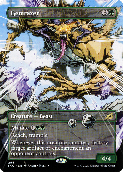 Gemrazer (Showcase) (IKO-295) - Ikoria: Lair of Behemoths: (Showcase) (Borderless)