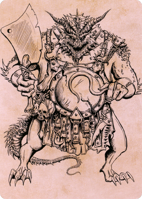 Thrakkus the Butcher // Thrakkus the Butcher (ACLB-077) - Battle for Baldur's Gate Art Series (Borderless)