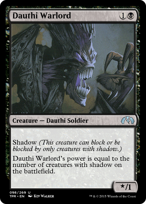 Dauthi Warlord (TPR-098) - Tempest Remastered Foil