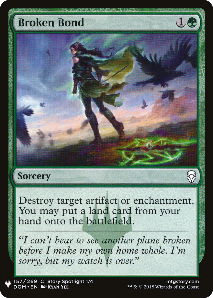 Broken Bond (LIST-DOM-157) - The List