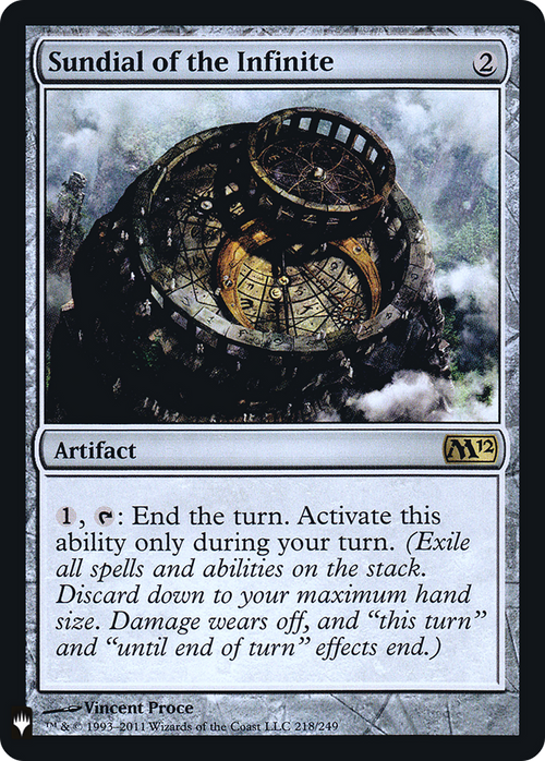Sundial of the Infinite (LIST-M12-218) - The List Foil