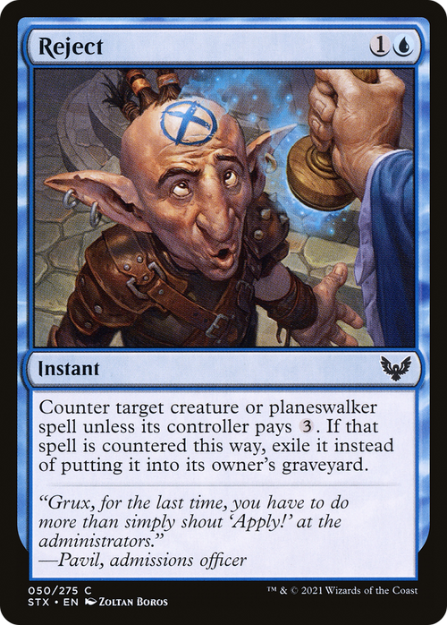 Reject (STX-050) - Strixhaven: School of Mages Foil