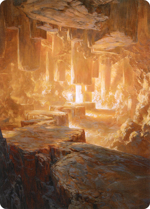 Pillarverge Pathway // Pillarverge Pathway (AZNR-028) - Zendikar Rising Art Series (Borderless)
