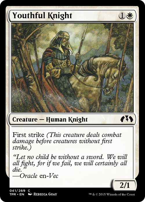Youthful Knight (TPR-041) - Tempest Remastered Foil