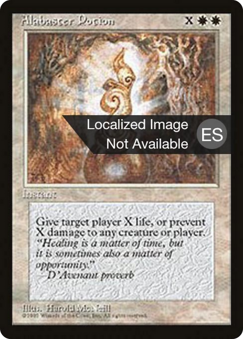 Alabaster Potion (4BB-) - Fourth Edition Foreign Black Border