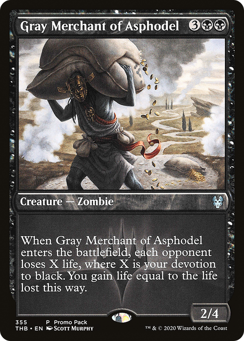 Gray Merchant of Asphodel (PPTHB-355) - Theros Beyond Death Foil