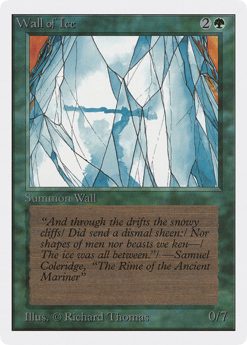 Wall of Ice (2ED-) - Unlimited Edition
