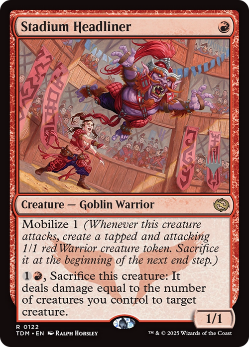 Stadium Headliner (PPTDM-122P) - Promo Pack: Tarkir: Dragonstorm Foil