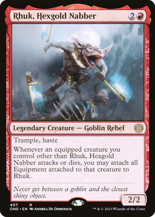 Rhuk, Hexgold Nabber (ONE-407) - Phyrexia: All Will Be One