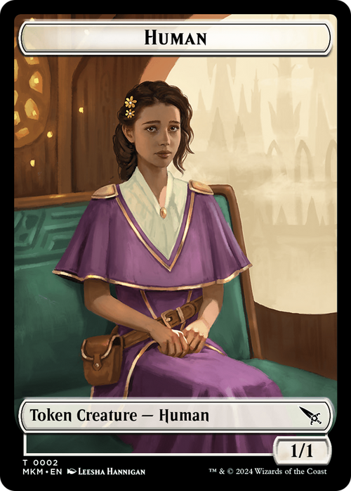 Human (TMKM-002) - Murders at Karlov Manor Tokens