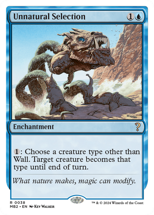 Unnatural Selection (White Border) (MB2-038) - Mystery Booster 2
