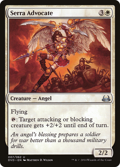 Serra Advocate (DD3-007) - Duel Decks Anthology: Divine vs. Demonic