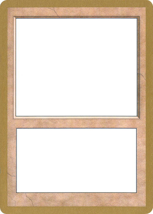 2001 World Championship Blank Card (WCD-) - World Championship Decks 2001
