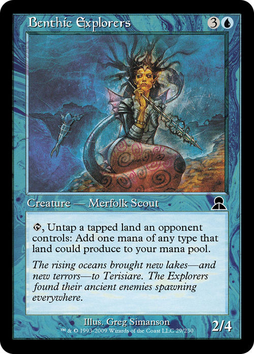 Benthic Explorers (ME3-029) - Masters Edition III Foil