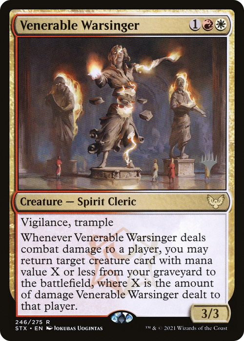 Venerable Warsinger (PPSTX-246P) - Strixhaven: School of Mages Promos Foil