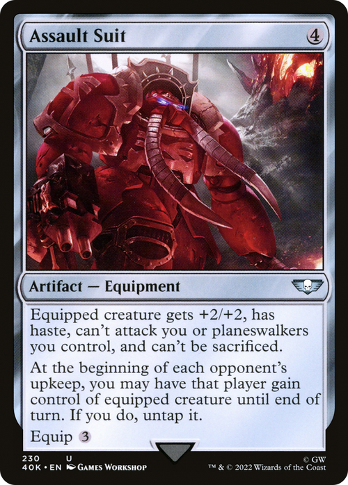 Assault Suit (40K-230) - Warhammer 40,000 Commander