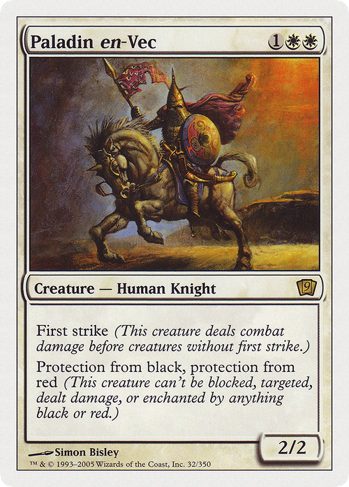 Paladin en-Vec (9ED-032) - 9th Edition Foil