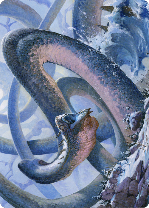 Koma, Cosmos Serpent // Koma, Cosmos Serpent (ASKHM-060) - Art Series: Kaldheim (Borderless)