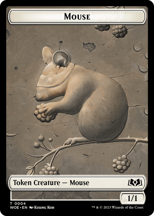 Mouse (TWOE-004) - Wilds of Eldraine Tokens Foil