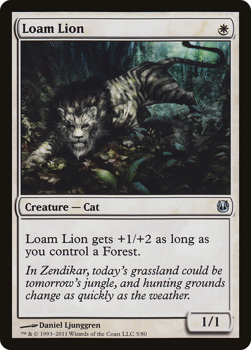 Loam Lion (DDH-005) - Duel Decks: Ajani vs. Nicol Bolas