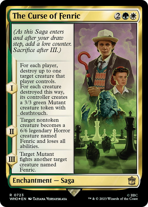 The Curse of Fenric (Surge Foil) (WHO-723) - Doctor Who Foil