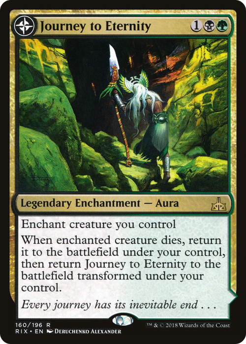 Journey to Eternity (RIX-160) - Rivals of Ixalan: (compasslanddfc) Foil