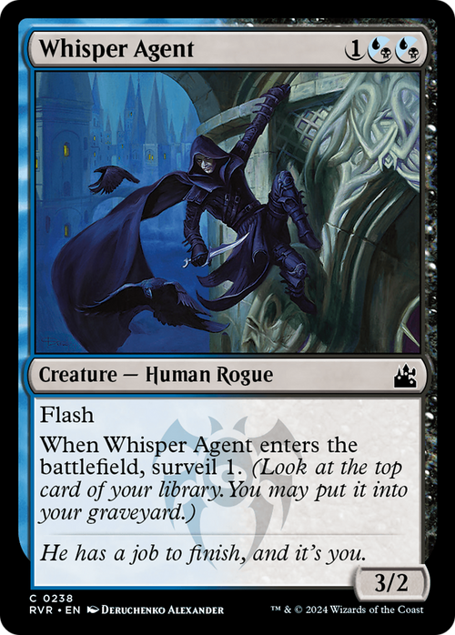 Whisper Agent (RVR-238) - Ravnica Remastered Foil
