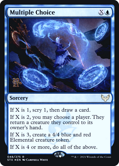 Multiple Choice (PRE-48S) - Strixhaven: School of Mages Promos Foil