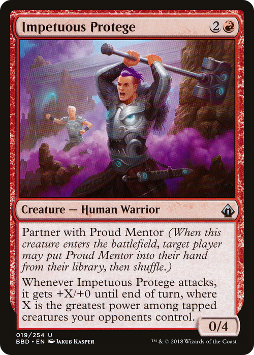 Impetuous Protege (BBD-019) - Battlebond Foil