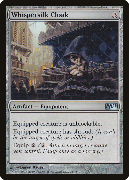 Whispersilk Cloak (M11-221) - Magic 2011