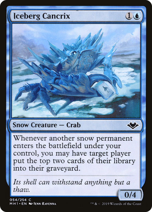 Iceberg Cancrix (MH1-054) - Modern Horizons Foil