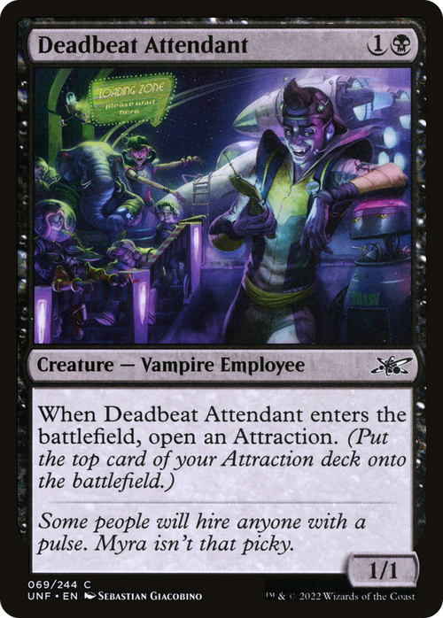 Deadbeat Attendant (UNF-069) - Unfinity