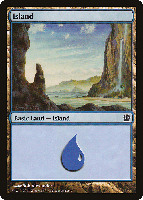 Island (234) (THS-234) - Theros Foil