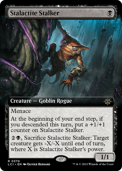 Stalactite Stalker (Extended Art) (LCI-370) - The Lost Caverns of Ixalan: (Extended Art)