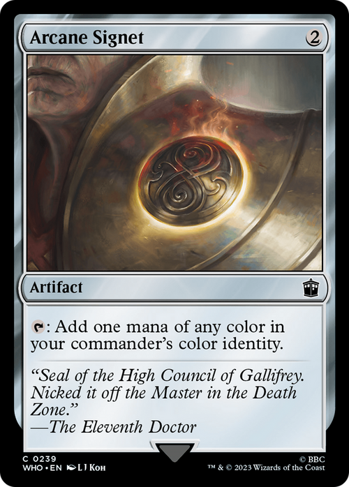 Arcane Signet (WHO-239) - Doctor Who Foil