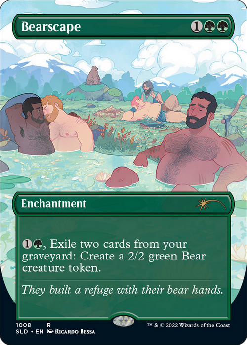 Bearscape (SLD-1008) - Secret Lair Drop (Borderless) Foil