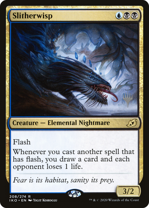 Slitherwisp (PPIKO-208) - Ikoria: Lair of Behemoths Promos Foil