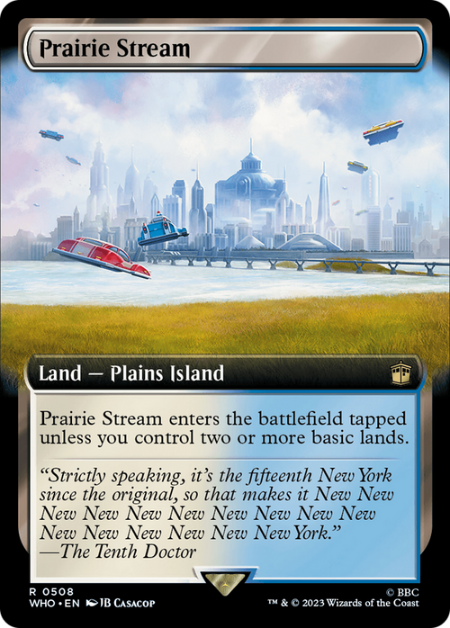 Prairie Stream (Extended Art) (WHO-508) - Doctor Who: (Extended Art) Foil