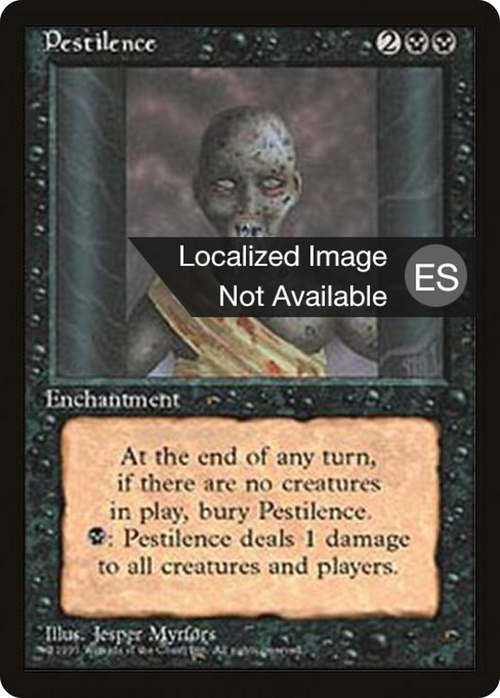 Pestilence (4BB-) - Fourth Edition Foreign Black Border