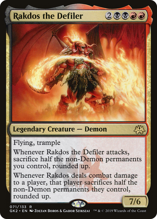Rakdos the Defiler (GK2-071) - RNA Guild Kit