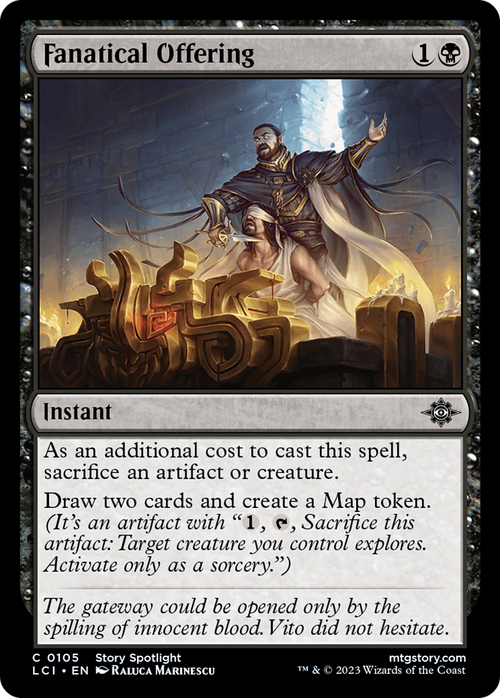 Fanatical Offering (LCI-105) - The Lost Caverns of Ixalan