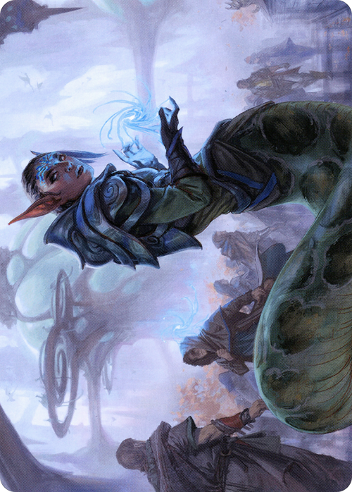 Lonis, Cryptozoologist // Lonis, Cryptozoologist (AMH2-057) - Modern Horizons 2 Art Series (Borderless) Foil