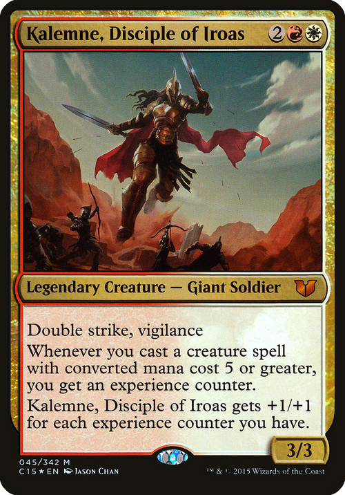 Kalemne, Disciple of Iroas (Commander 2015) (OVER-045) - Commander 2015 Oversized Foil
