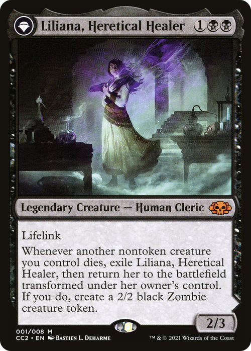 Liliana, Heretical Healer (CC2-001) - Commander Collection: Black: (originpwdfc)