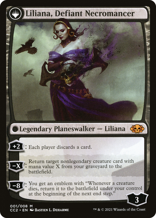Liliana, Heretical Healer (CC2-001) - Commander Collection: Black: (originpwdfc) Foil