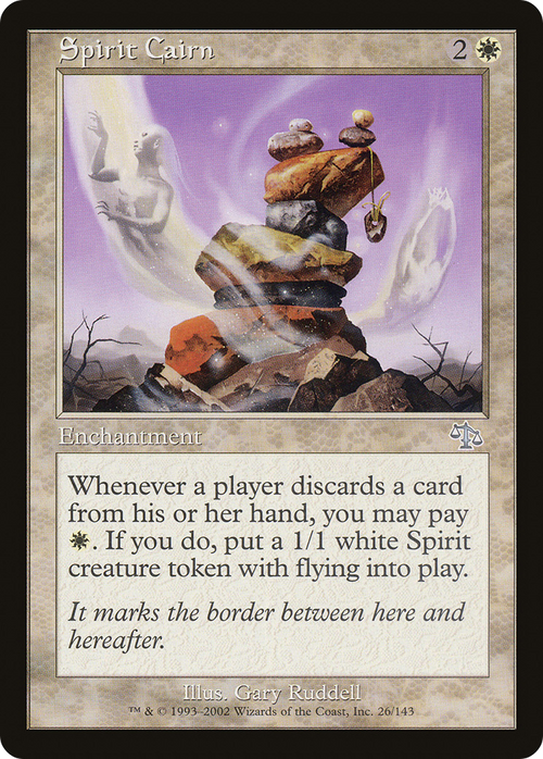 Spirit Cairn (JUD-026) - Judgment Foil
