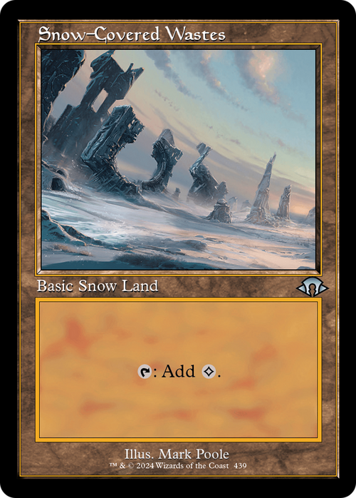 Snow-Covered Wastes (Retro Frame) (MH3-439) - Modern Horizons 3