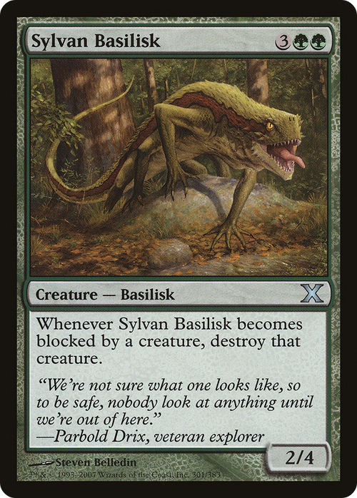 Sylvan Basilisk (10E-301) - Tenth Edition